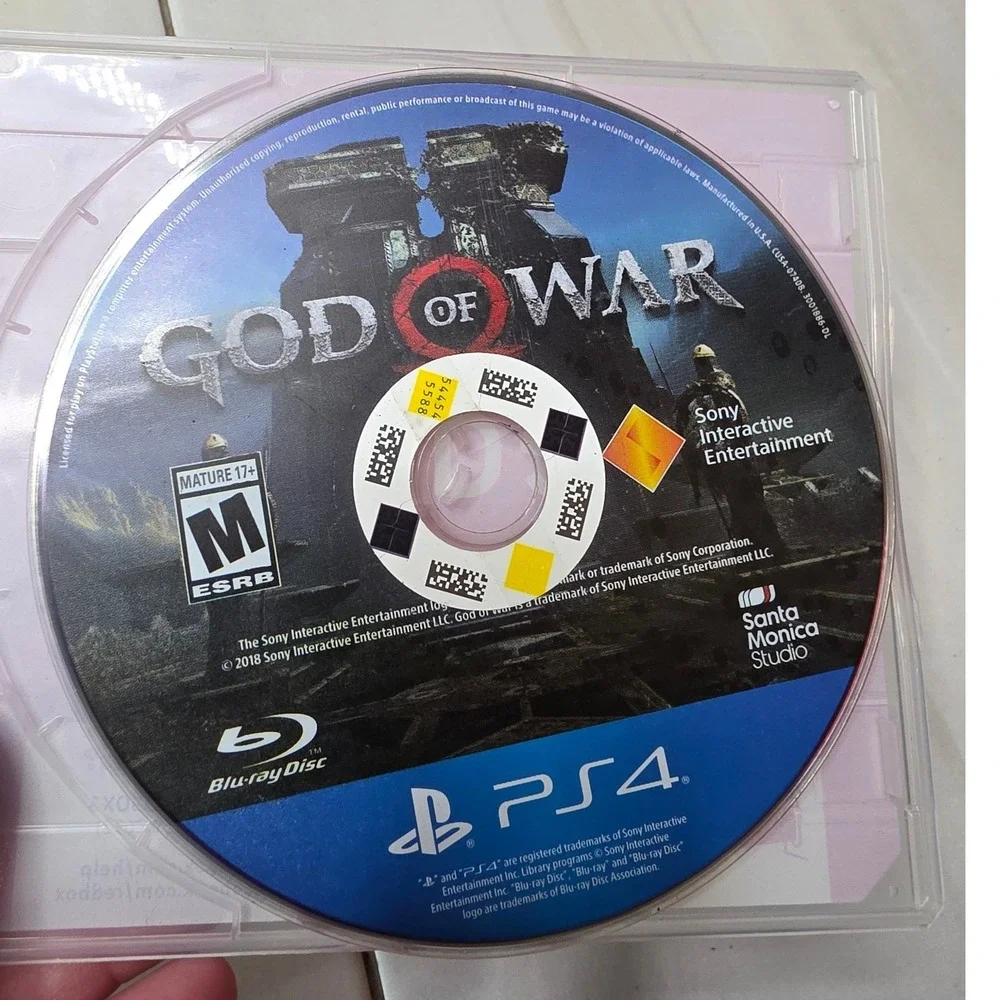 God of War Sony PlayStation 4 PS4 2018 Action Adventure Disc Only CUSA-07408